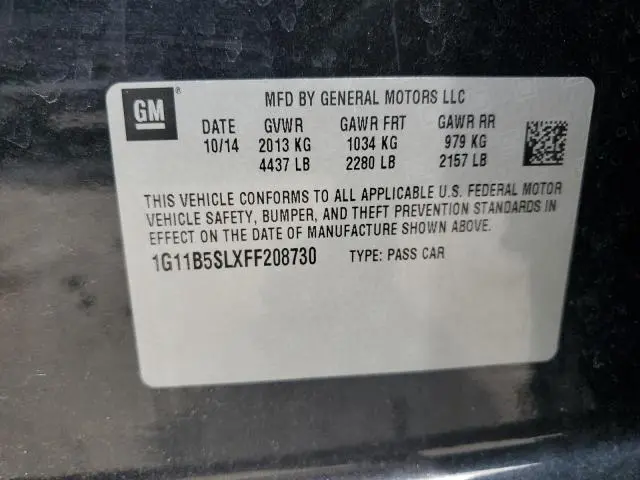 2015 CHEVROLET MALIBU LS  