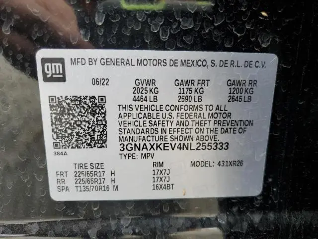 2022 CHEVROLET EQUINOX LT