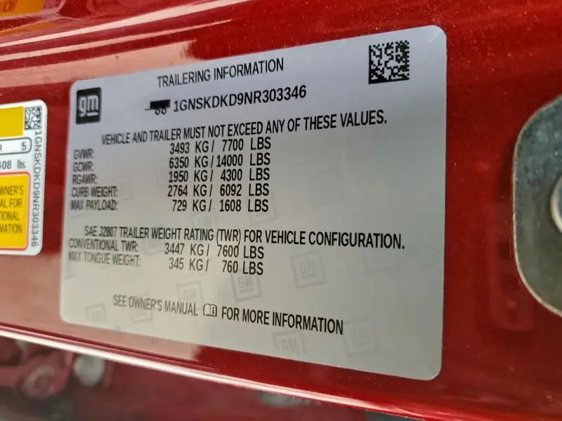 2022 CHEVROLET SUBURBAN K1500 Z71  