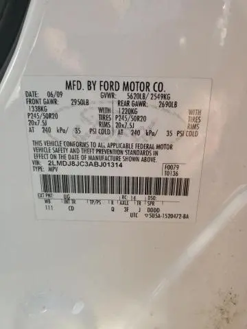 2010 LINCOLN MKX   