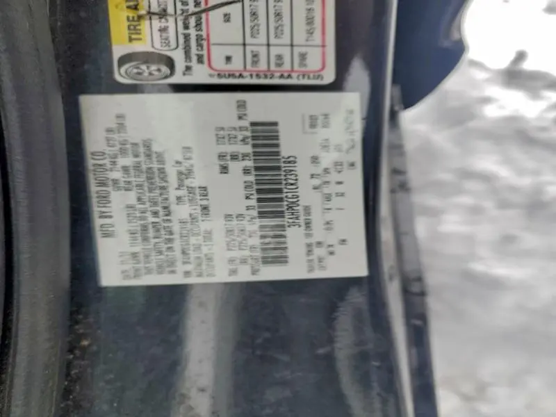 2012 FORD FUSION SEL  