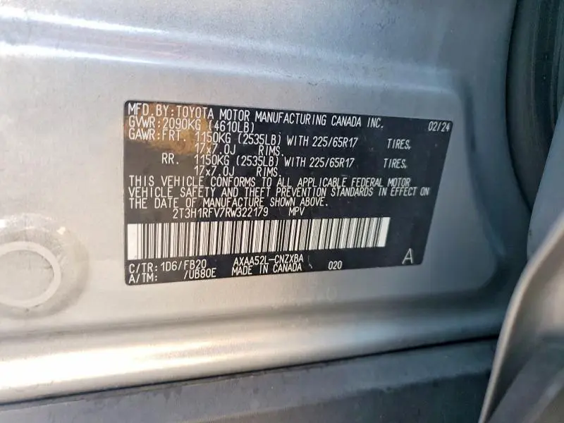 2024 TOYOTA RAV4 LE  