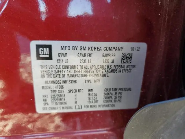 2022 BUICK ENCORE GX SELECT  