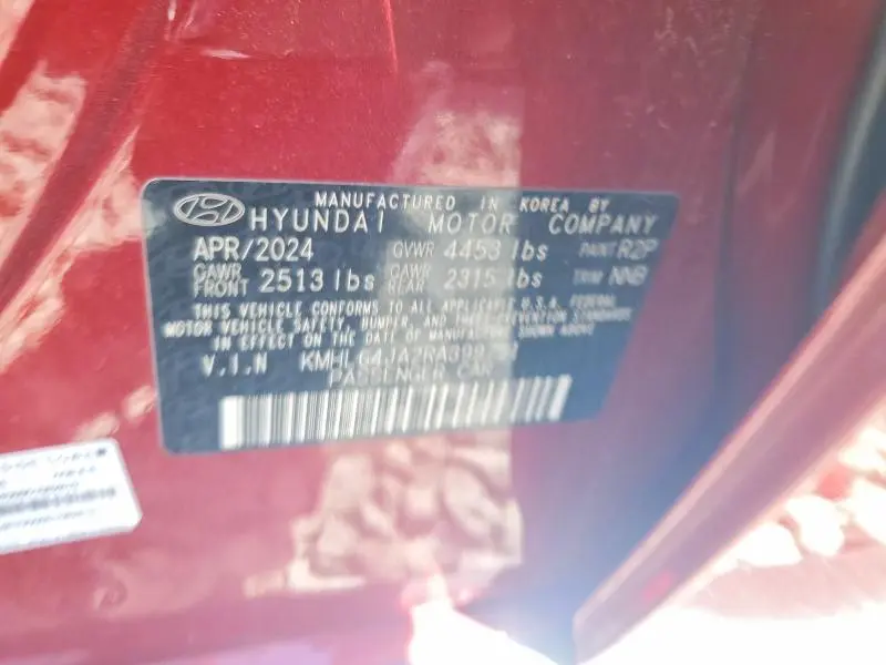 2024 HYUNDAI SONATA SEL  