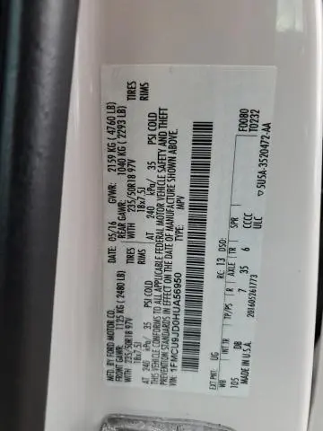 2017 FORD ESCAPE TITANIUM  