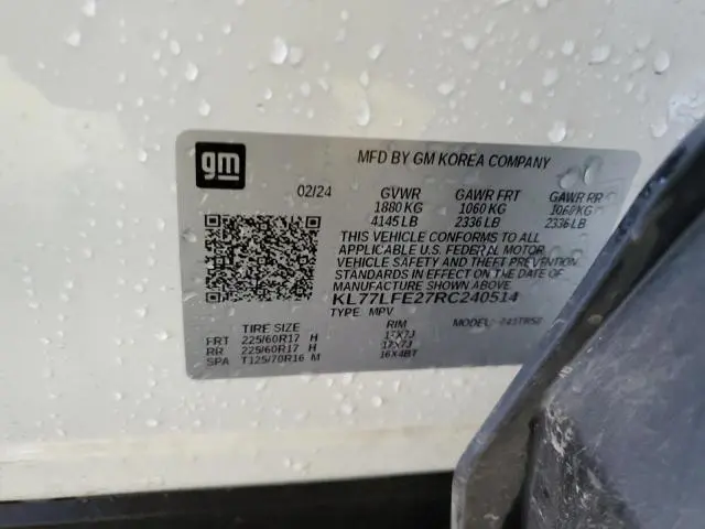 2024 CHEVROLET TRAX LS