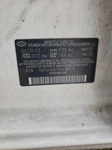 2013 HYUNDAI ELANTRA GLS  