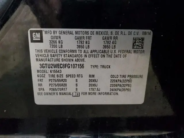 2015 GMC SIERRA K1500 DENALI