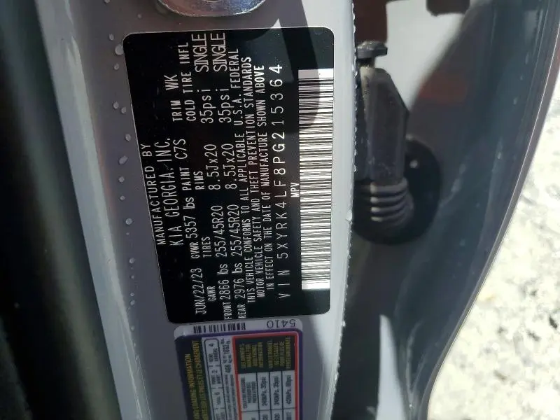 2023 KIA SORENTO SX  
