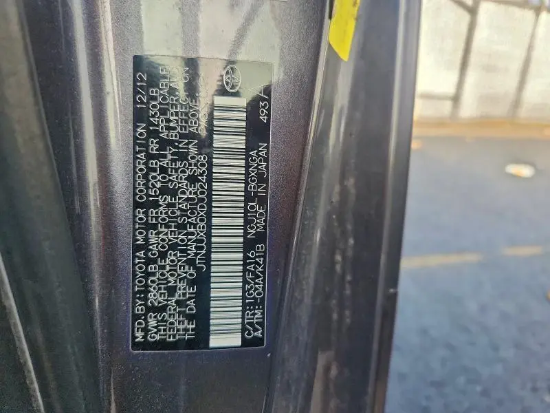 2013 TOYOTA SCION IQ   