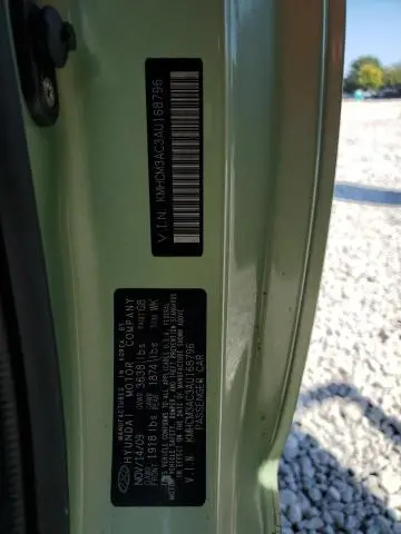 2010 HYUNDAI ACCENT BLUE