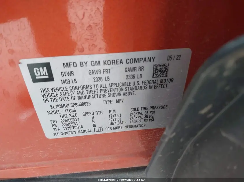 2023 CHEVROLET TRAILBLAZER AWD LT