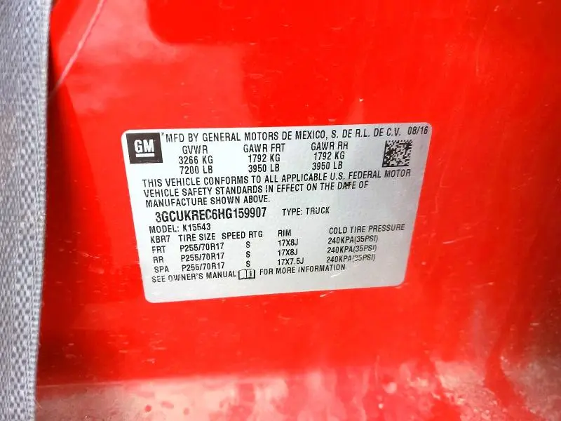 2017 CHEVROLET SILVERADO K1500 LT  