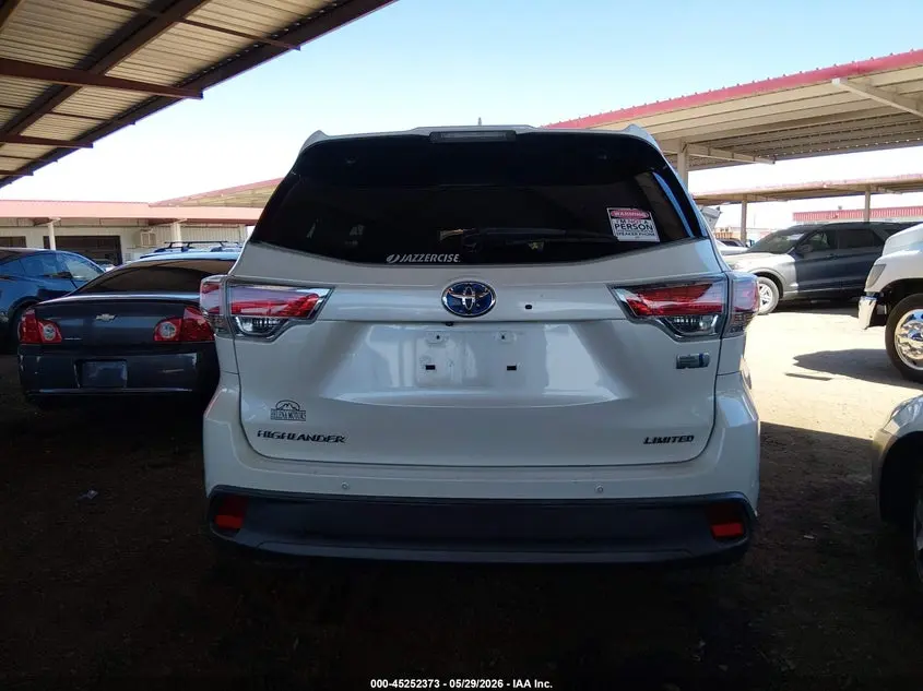 2014 TOYOTA HIGHLANDER HYBRID LIMITED PLATINUM V6