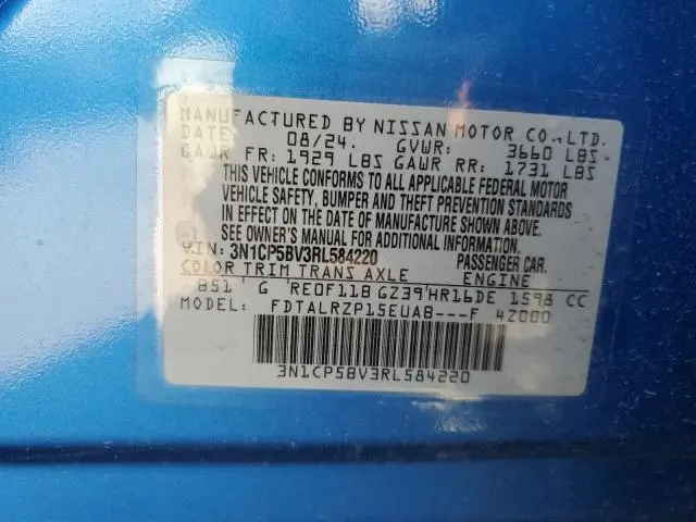 2024 NISSAN KICKS S  