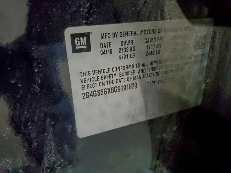 2016 BUICK REGAL PREMIUM  