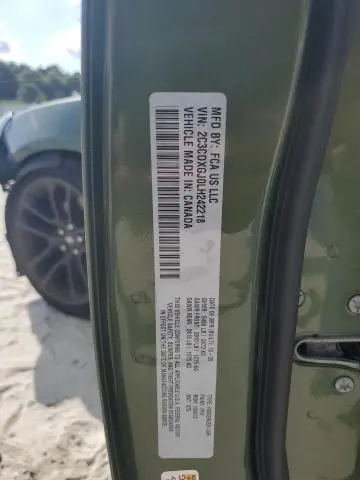 2020 DODGE CHARGER SCAT PACK  