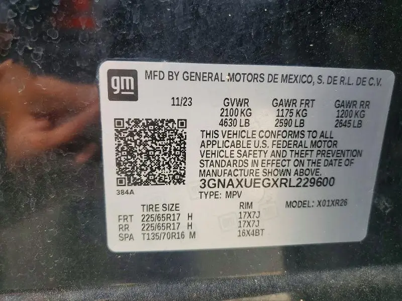 2024 CHEVROLET EQUINOX LT  