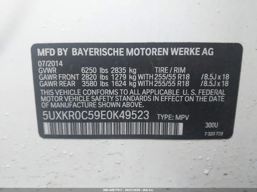 2014 BMW X5 XDRIVE35I