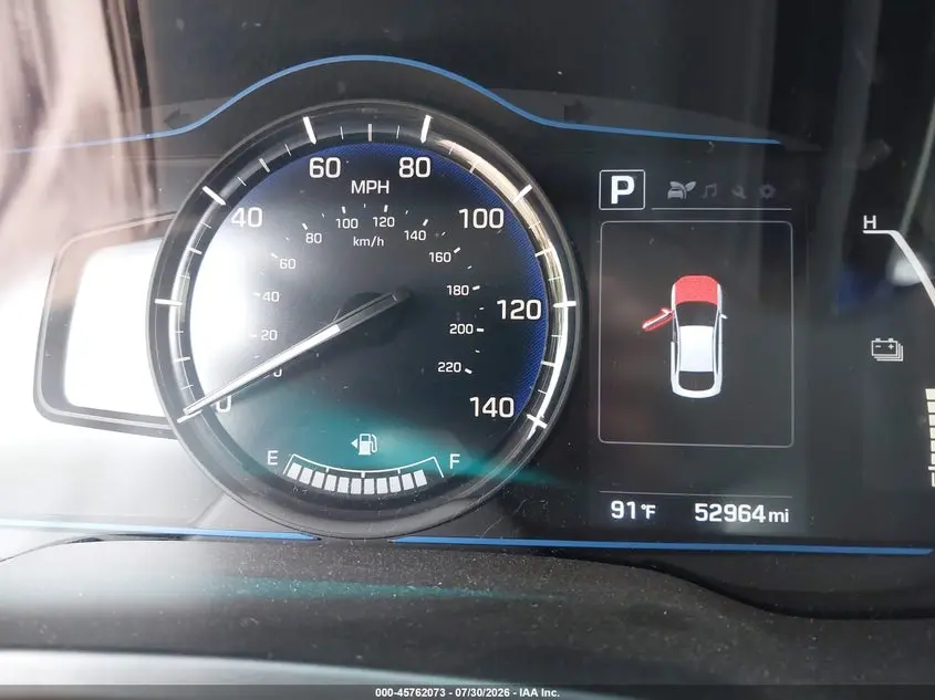 2018 HYUNDAI IONIQ HYBRID BLUE
