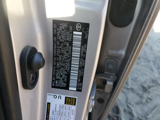 2020 TOYOTA PRIUS PRIME LE  