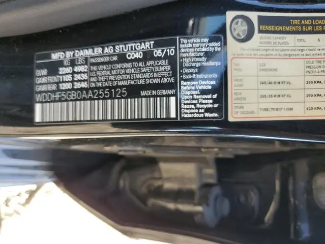 2010 MERCEDES-BENZ E 350  