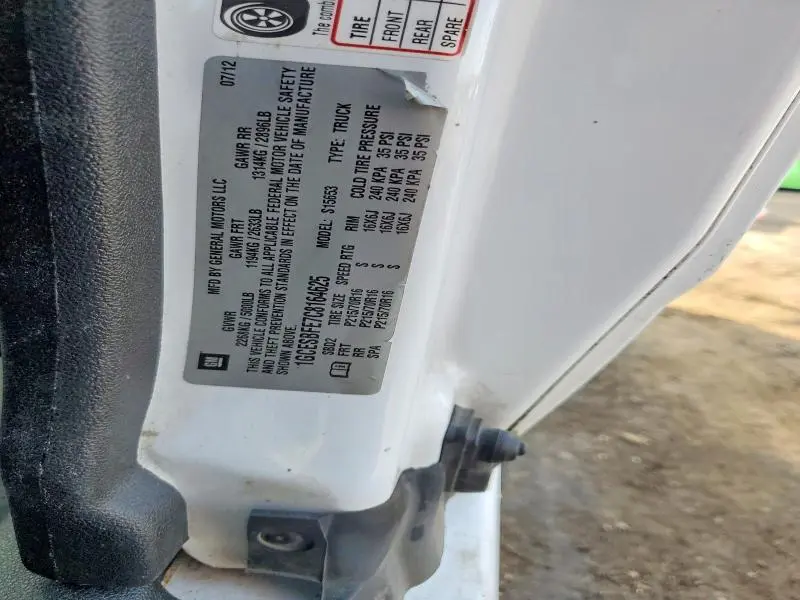 2012 CHEVROLET COLORADO   