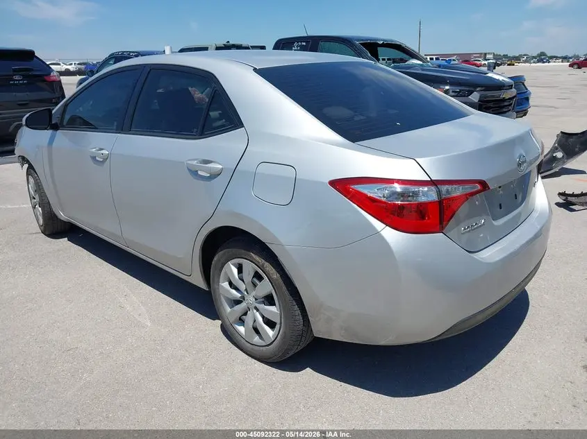 2016 TOYOTA COROLLA LE