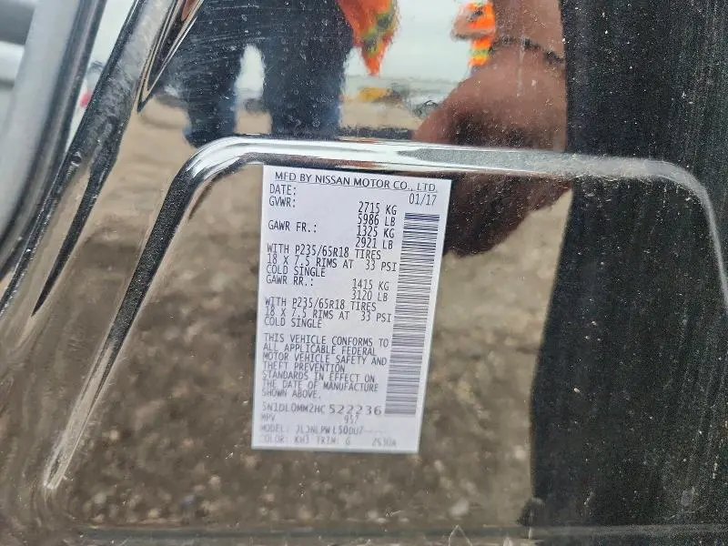 2017 INFINITI QX60 BASE  