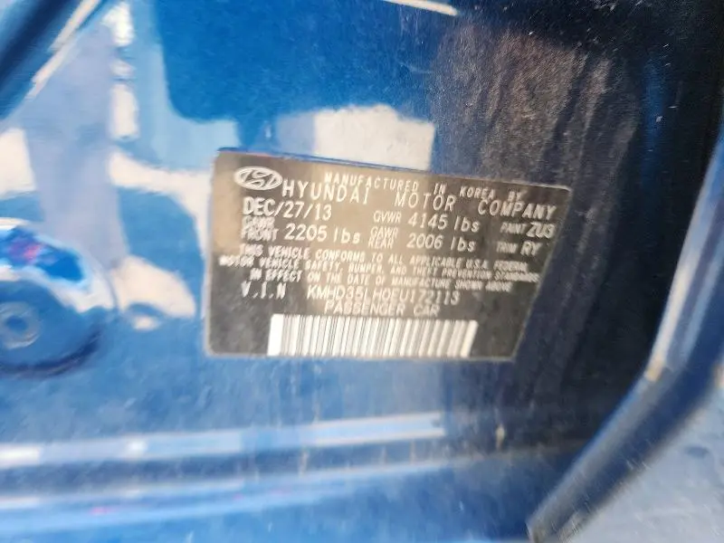 2014 HYUNDAI ELANTRA GT BASE  