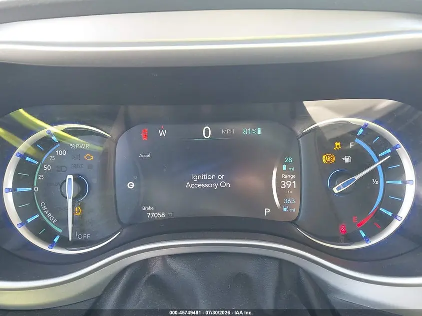 2018 CHRYSLER PACIFICA HYBRID TOURING L