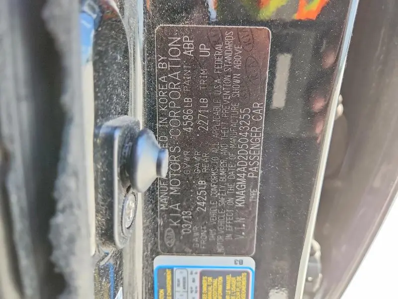 2013 KIA OPTIMA   