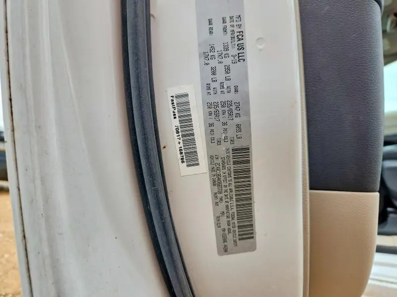 2019 CHRYSLER PACIFICA TOURING L  