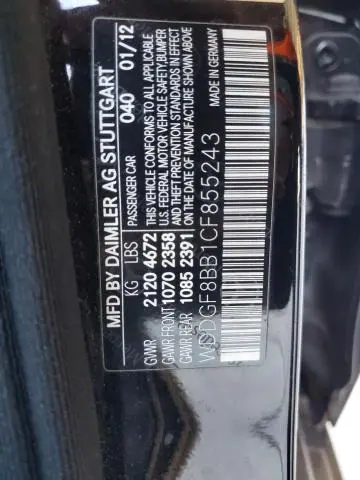 2012 MERCEDES-BENZ C 300 4MATIC  
