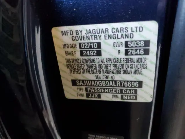 2010 JAGUAR XF PREMIUM  