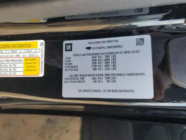 2021 CADILLAC ESCALADE SPORT  