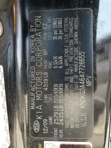 2010 KIA SPORTAGE LX  