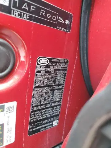 2021 LAND ROVER RANGE ROVER VELAR R-DYNAMIC S  