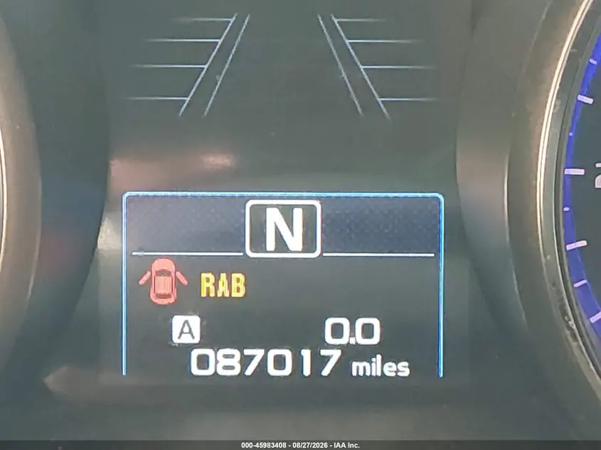 2018 SUBARU OUTBACK 2.5I LIMITED