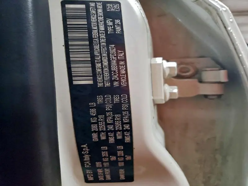 2016 JEEP RENEGADE LATITUDE  