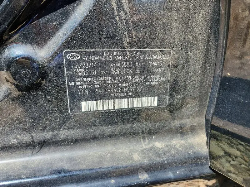 2015 HYUNDAI ELANTRA SE  