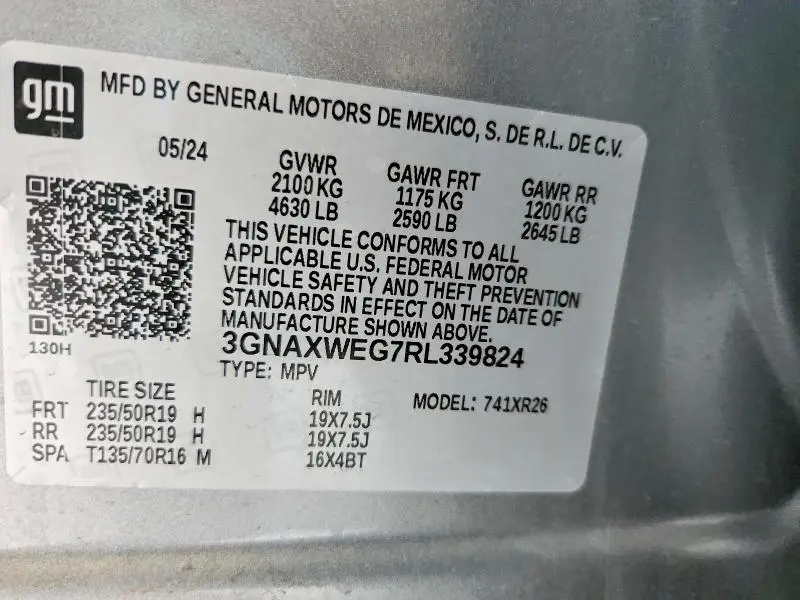 2024 CHEVROLET EQUINOX RS  