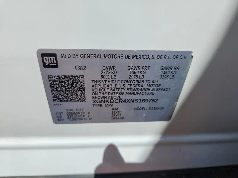 2022 CHEVROLET BLAZER 2LT  