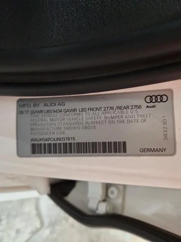 2018 AUDI A6 PRESTIGE  