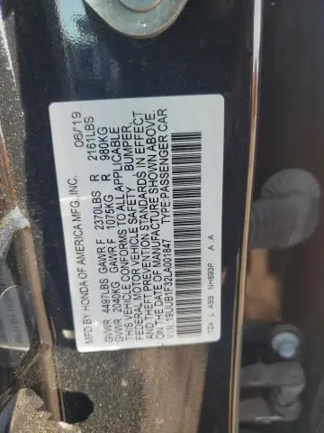 2020 ACURA TLX   