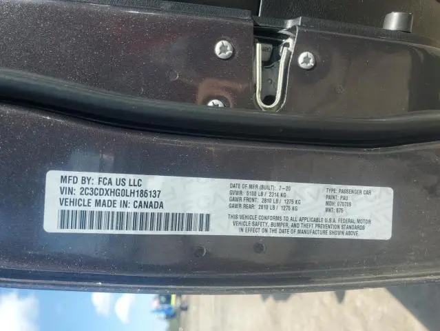 2020 DODGE CHARGER GT