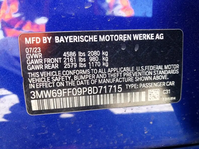 2023 BMW 330I   