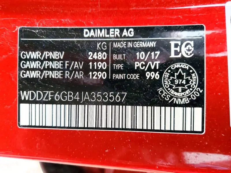 2018 MERCEDES-BENZ E 400 4MATIC  