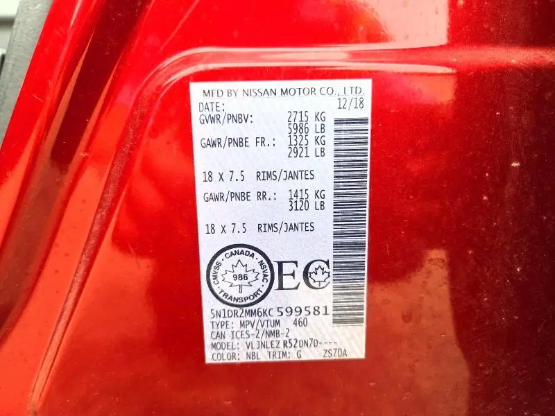 2019 NISSAN PATHFINDER S  