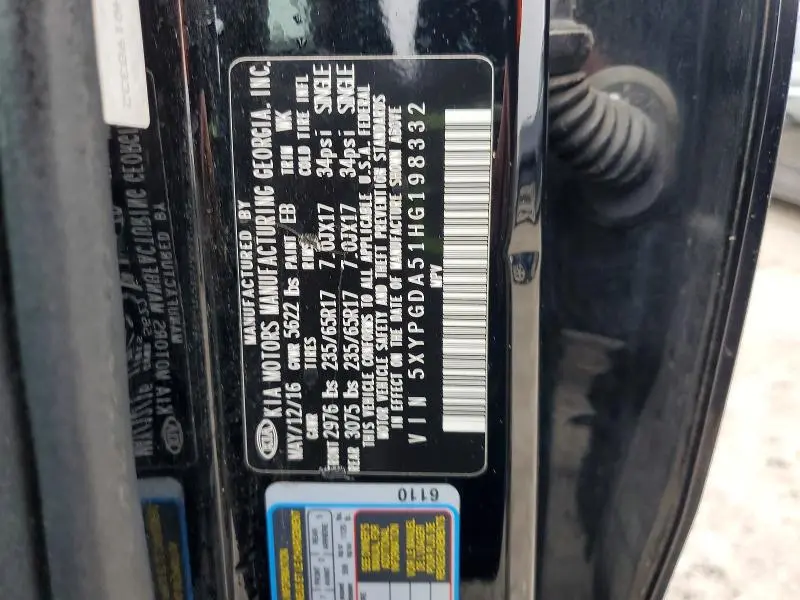 2017 KIA SORENTO LX V6  